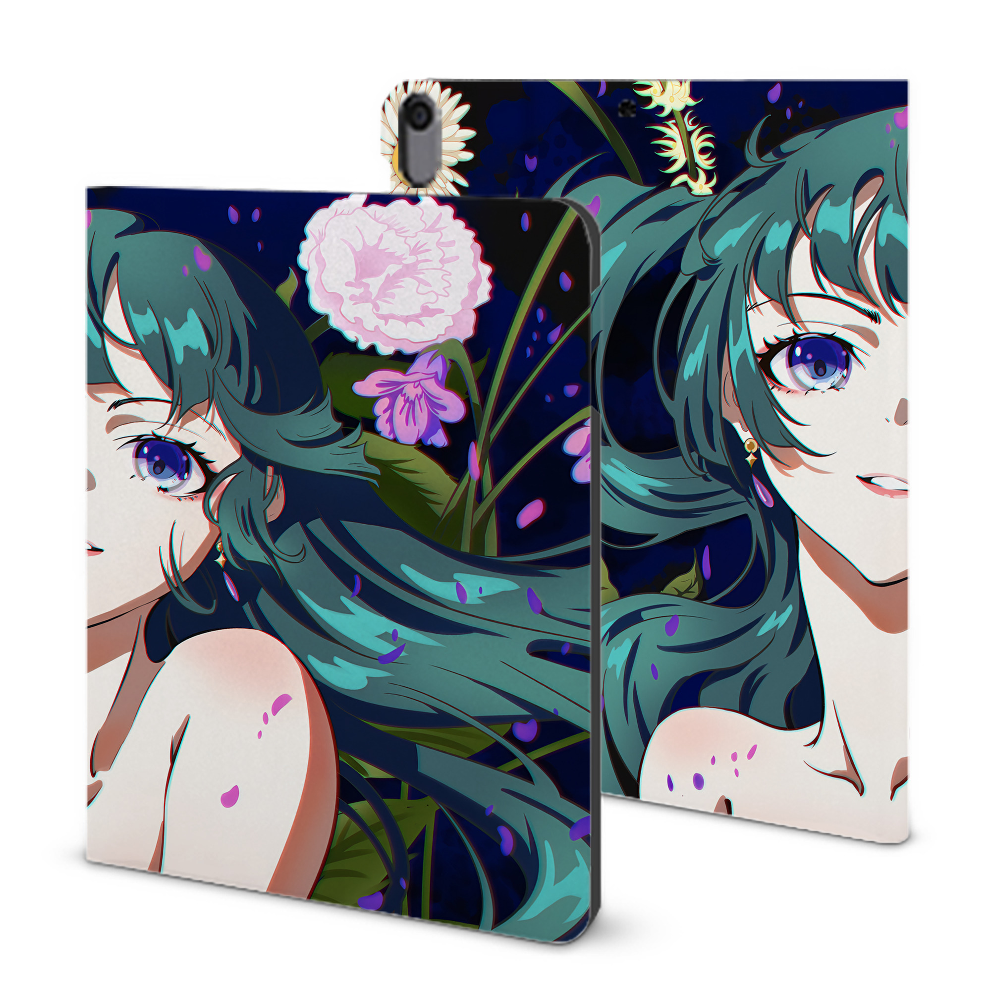 （画像用） 薬屋のひとりごと The Apothecary Diaries IPad ケース ブック型 PUレザー TPU 耐衝撃 軽量 薄型 ペン収納なし 全面保護 IPad 各モデル対応
